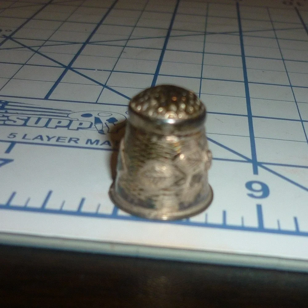 Antique Ketcham‎ McDougall Sterling Silver Flower Thimble Unengraved